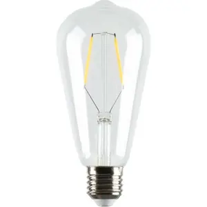 Teplá LED žárovka E27, 4 W – Kave Home