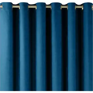 Tmavě modrý závěs 140x225 cm Milana – Homede