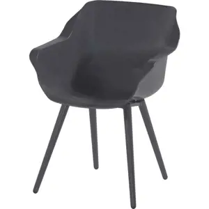 Produkt Tmavě šedé plastové zahradní židle v sadě 2 ks Sophie Studio – Hartman