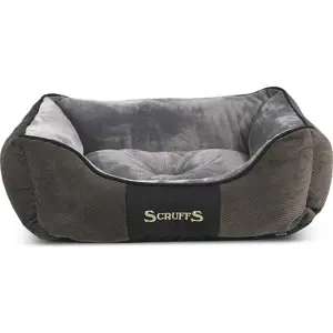 Tmavě šedý plyšový pelíšek pro psa 10x50 cm Scruffs Chester S – Plaček Pet Products
