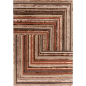 Vlněný koberec v cihlové barvě 200x300 cm Network Terracotta – Asiatic Carpets