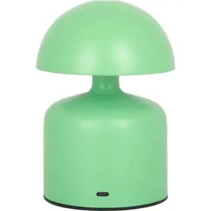 Produkt Zelená stolní lampa s kovovým stínidlem (výška 15 cm) Impetu – Leitmotiv
