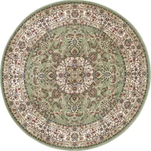 Zelený koberec Nouristan Zahra, ø 160 cm