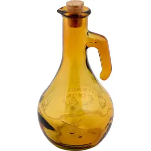 Produkt Žlutá láhev na olej z recyklovaného skla Ego Dekor Olive, 500 ml