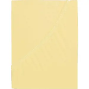 Žluté napínací prostěradlo 120x200 cm – B.E.S.