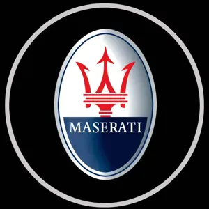 Zaparkorun LED projektor loga značky automobilu - 2 ks - Maserati