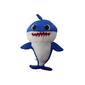 Zaparkorun Zpívající plyšový žralok - modrý