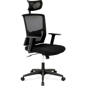Autronic Kancelářská židle s podhlavníkem KA-B1013 BK
