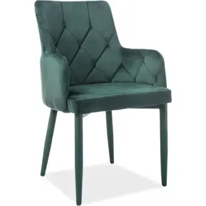 Produkt Casarredo Jídelní čalouněná židle RICARDO VELVET zelená