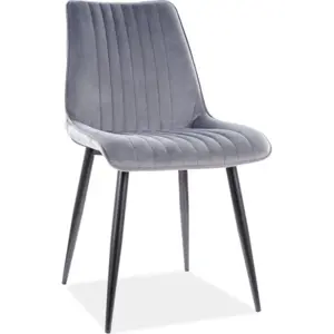 Produkt Casarredo Jídelní židle PIKI šedá/černá mat