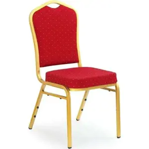 Halmar Jednací židle K66 Modrá/stříbrná