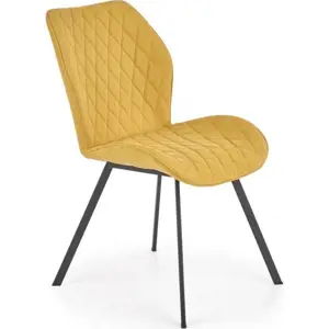 Halmar Jídelní židle K360 - hořčicová