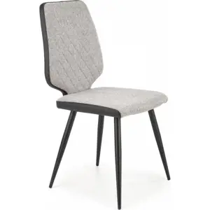 Produkt Halmar Jídelní židle K424 - šedá/černá