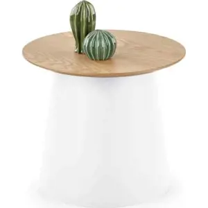 Halmar Konferenční stolek AZZURA-S - přírodní/bílá