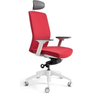 Office Pro Kancelářská židle J2 WHITE SP - červená 202