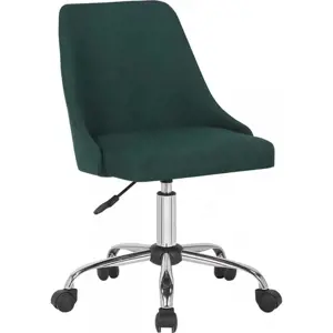 Tempo Kondela Kancelářská židle EDIZ - smaragdová + kupón KONDELA10 na okamžitou slevu 3% (kupón uplatníte v košíku)