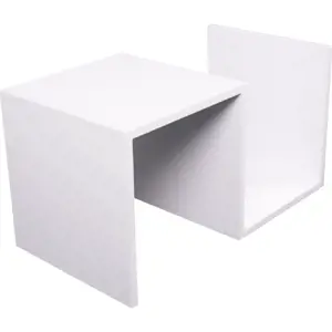 Tempo Kondela Příruční stolek VALMAR - bílá + kupón KONDELA10 na okamžitou slevu 3% (kupón uplatníte v košíku)