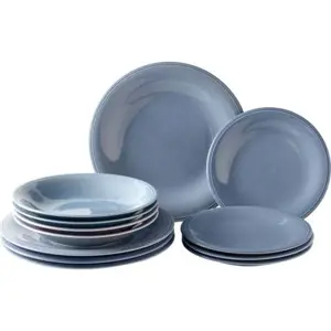 Produkt 12dílná sada modrých porcelánových talířů Villeroy & Boch Like Color Loop