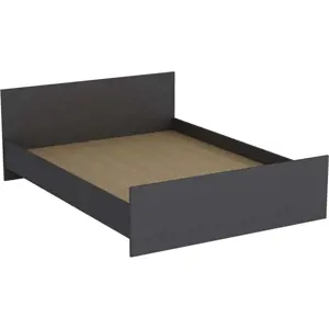Antracitová dvoulůžková postel 160x200 cm Kale – Kalune Design