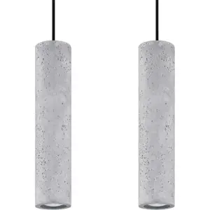 Produkt Betonové závěsné svítidlo Nice Lamps Fadre, délka 34 cm