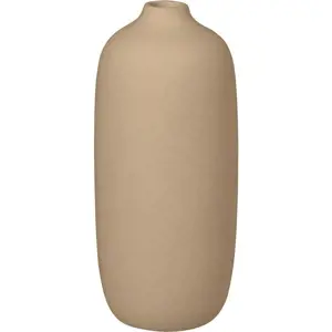 Produkt Béžová keramická váza Blomus Nomad, výška 18 cm