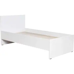 Bílá jednolůžková postel 90x190 cm KRY – Kalune Design