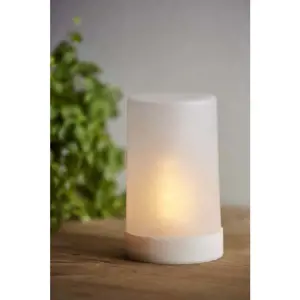 Produkt Bílá LED světelná dekorace Star Trading Flame Candle, výška 14,5 cm