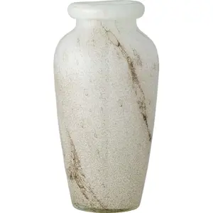 Produkt Bílá skleněná váza Lenore – Bloomingville
