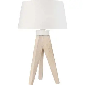 Produkt Bílá stolní lampa - LAMKUR