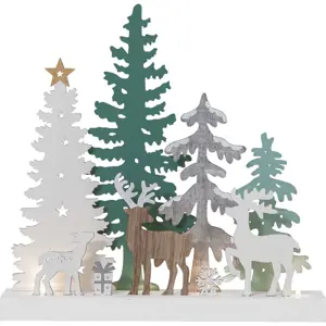 Produkt Bílá světelná dekorace s vánočním motivem Reinbek – Star Trading