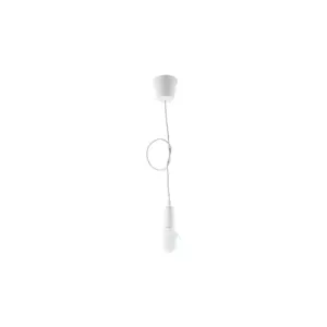 Produkt Bílé závěsné svítidlo ø 5 cm Rene – Nice Lamps