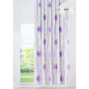 Produkt Bílo-fialový závěs 140x260 cm Tahiti – Mendola Fabrics