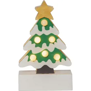 Produkt Bílo-zelená světelná dekorace s vánočním motivem Freddy – Star Trading