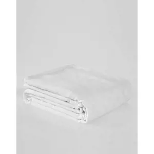 Bílý bavlněný přehoz na dvoulůžko 200x230 cm Plain – Mijolnir