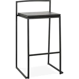 Produkt Černá barová židle Kokoon Caro Mini, výška sedáku 65 cm