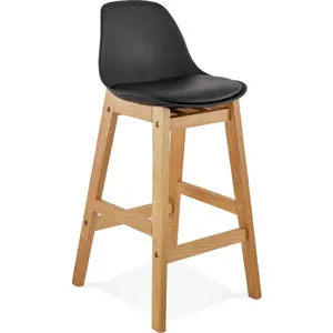Produkt Černá barová židle Kokoon Elody, výška 86,5 cm