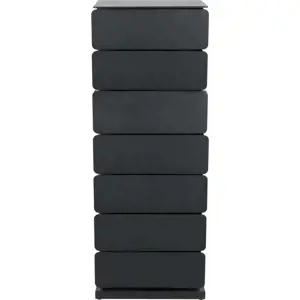 Černá kovová komoda 37x98,5 cm Joey – Spinder Design