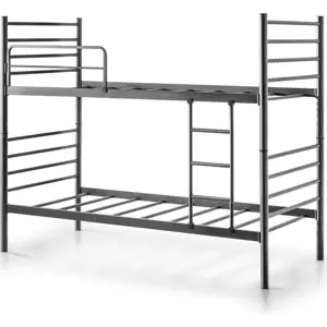 Černá patrová dětská postel 90x190 cm R10 – Kalune Design