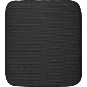 Černá podložka na umyté nádobí iDesign iDry, 45,7 x 40,6 cm