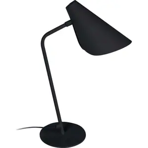 Produkt Černá stolní lampa SULION Lisboa, výška 45 cm