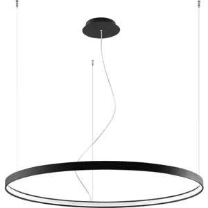 Černé závěsné svítidlo Nice Lamps Ganica, ø 100 cm