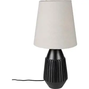 Produkt Černo-béžová stolní lampa Aysa - White Label