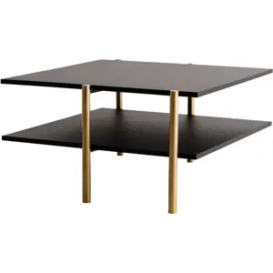Produkt Černý konferenční stolek s černou deskou 80x85 cm Rave - CustomForm