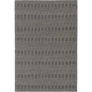 Černý vlněný koberec 160x230 cm Sloan – Asiatic Carpets