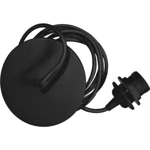 Produkt Černý závěsný kabel ke svítidlům UMAGE Rosette, délka 210 cm