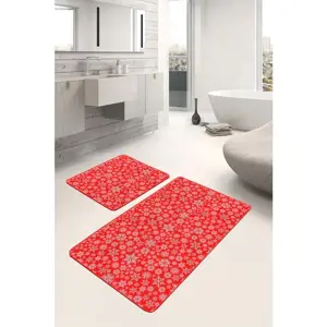 Produkt Červené koupelnové předložky v sadě 2 ks 60x100 cm – Mila Home