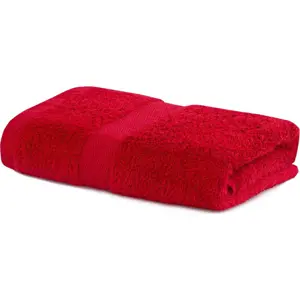Červený ručník DecoKing Marina, 50 x 100 cm