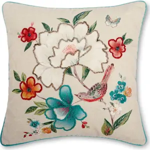 Dekorační polštář 45x45 cm Pippa Embroidered – Catherine Lansfield