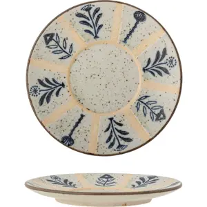 Produkt Dezertní talíř z kameniny ve světle modré a krémové barvě ø 16 cm Leonie – Bloomingville