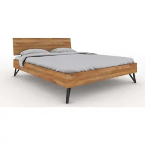 Produkt Dvoulůžková postel z dubového dřeva 140x200 cm Golo 2 - The Beds